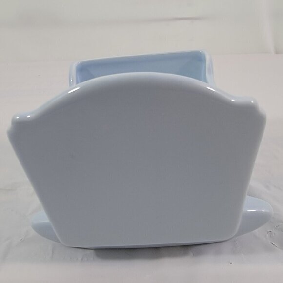Hallmark Signature Baby Boy Blue Ceramic Keepsake Cradle Rocker Lots of Love - Picture 12 of 16